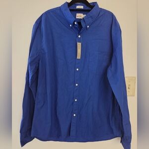 J. Crew Slim Fit XXL Cobalt Dress Shirt NWT
